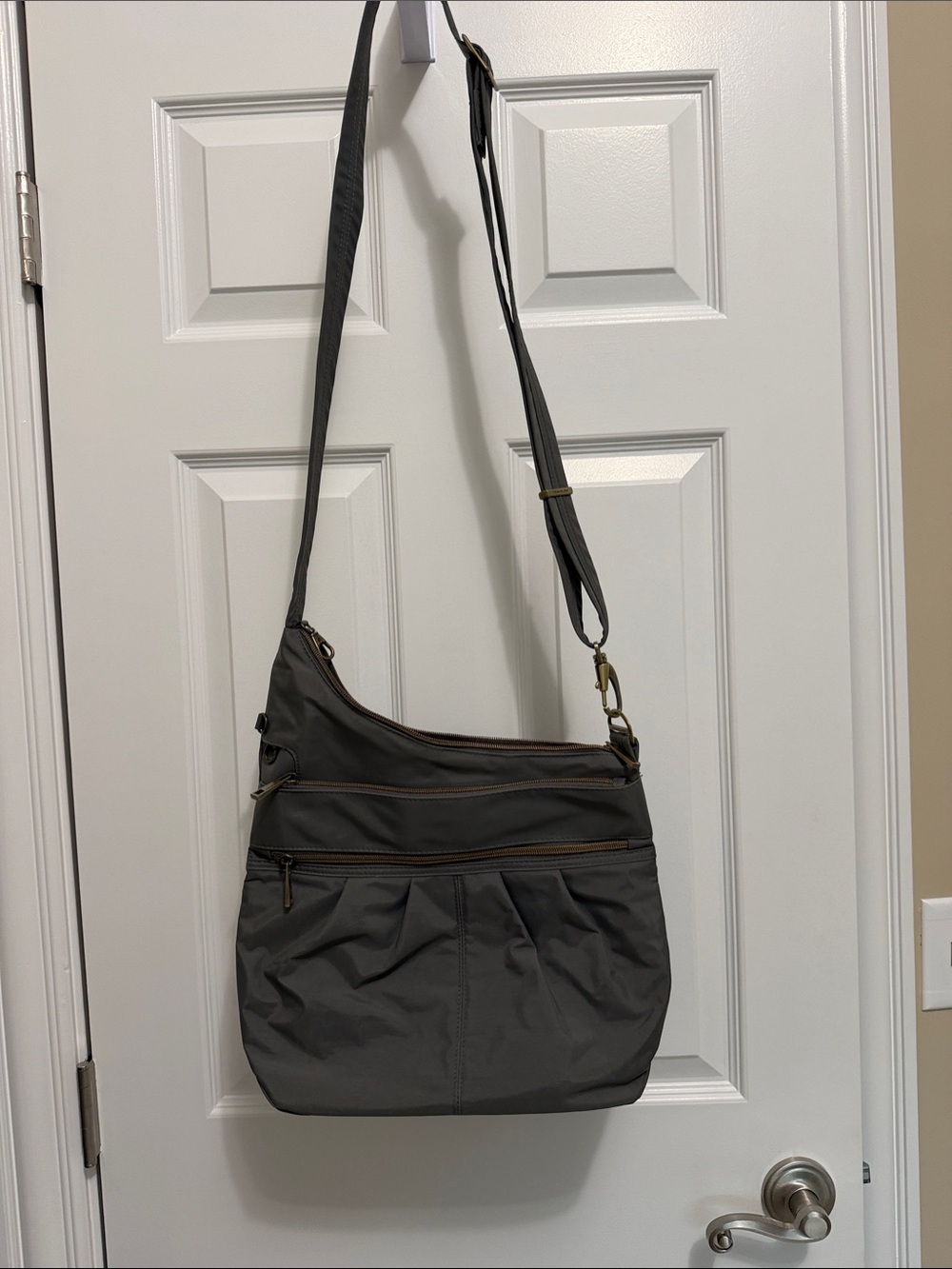 Travelon Gray Crossbody Travel Bag
